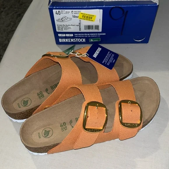 BIRKENSTOCK Arizona Big Buckle Rivet Logo Papaya - Picture 3 of 5